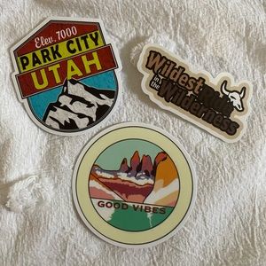 Utah Park City Sticker Pack